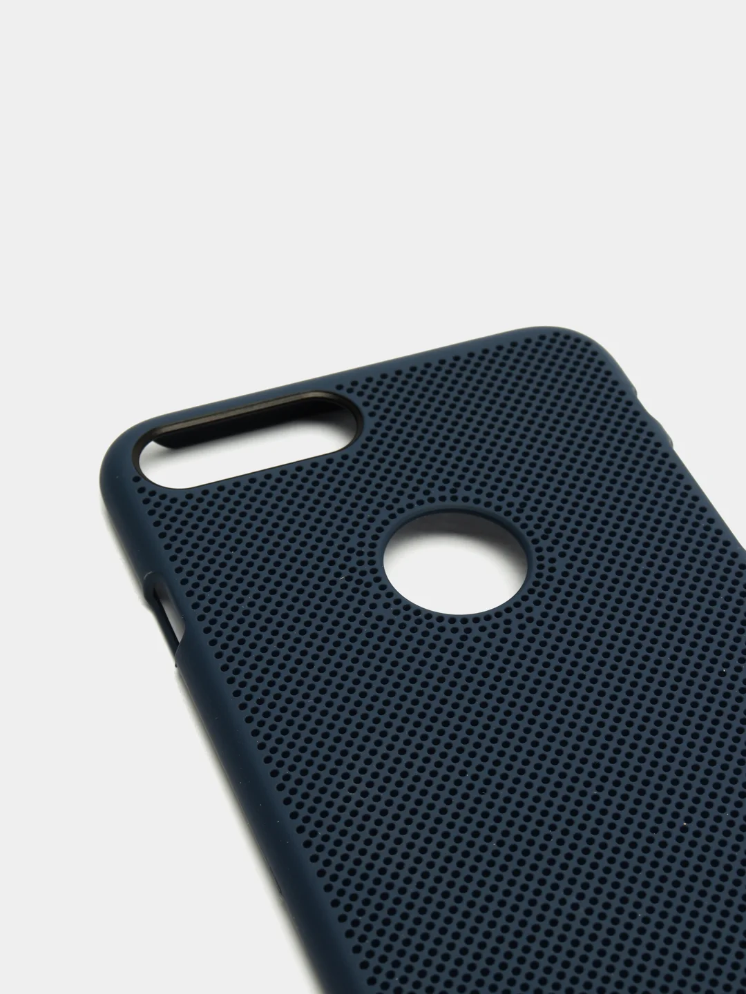 Синий iphone 7+ / 8 Plus чехол пластиковый с перфорацией