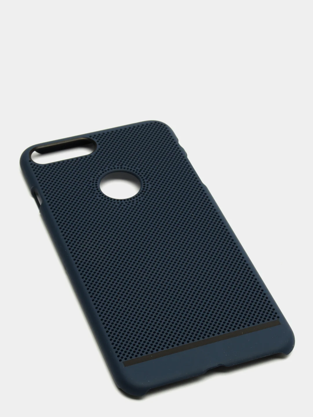 Синий iphone 7+ / 8 Plus чехол пластиковый с перфорацией