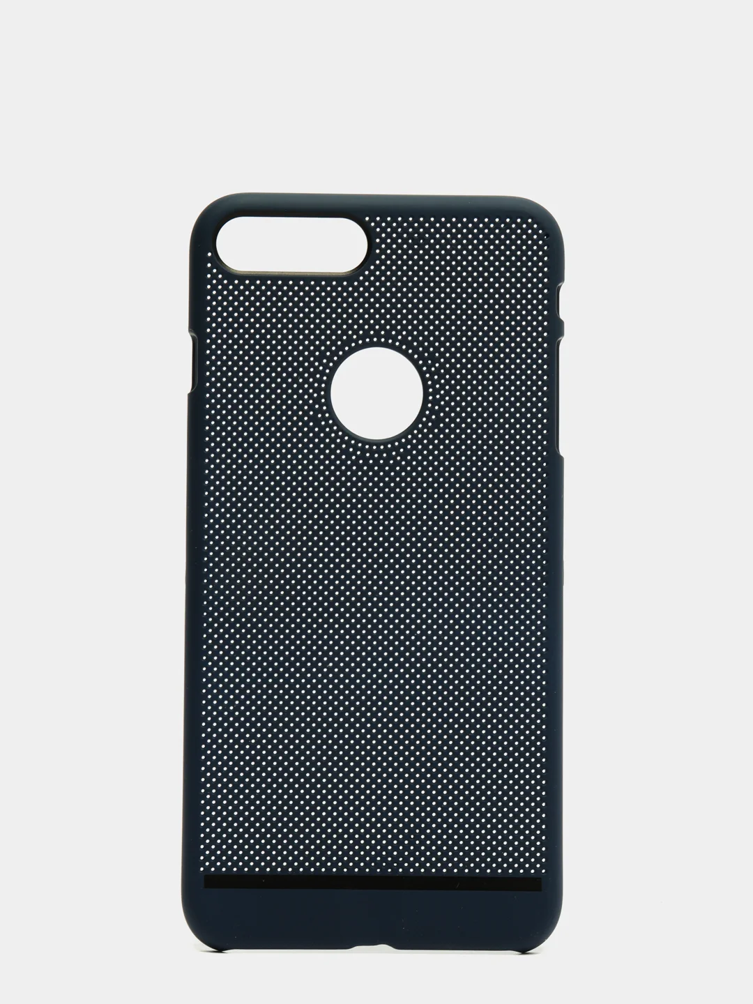 Синий iphone 7+ / 8 Plus чехол пластиковый с перфорацией