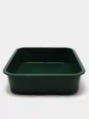 Зеленый лоток для кошек "Эконом", 330 х 256 х 70 мм, пластик