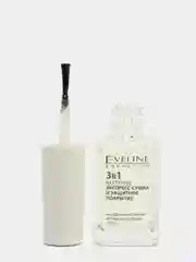 Eveline Cosmetics 3 в 1 60 секунд Экспресс-сушка и защитное покрытие для ногтей, 12 мл