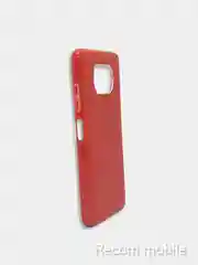 Красный чехол блестящий Xiaomi Poco X3 NFC, Poco X3 Pro, накладка c блёстками