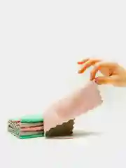 Коралловый меланж набор тряпок для уборки, из микрофибры, 16 х 27 см