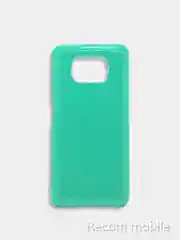 Бирюзовый чехол блестящий Xiaomi Poco X3 NFC, Poco X3 Pro, накладка c блёстками