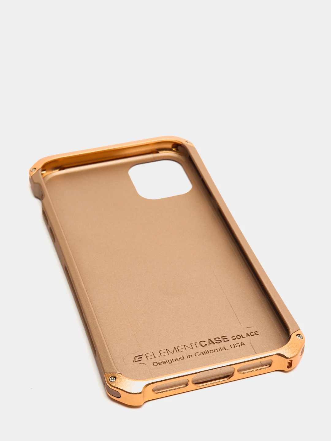 Золотой element Case Solace противоударный чехол для iPhone 11 металл