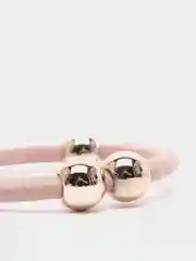 Коралловый меланж резинка для волос
