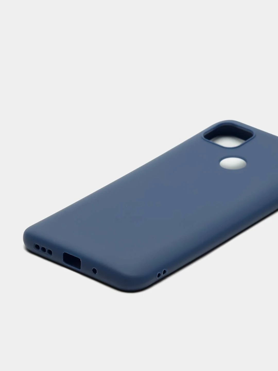 Синий чехол для Xiaomi Redmi 9C, с защитой камеры, силиконовый