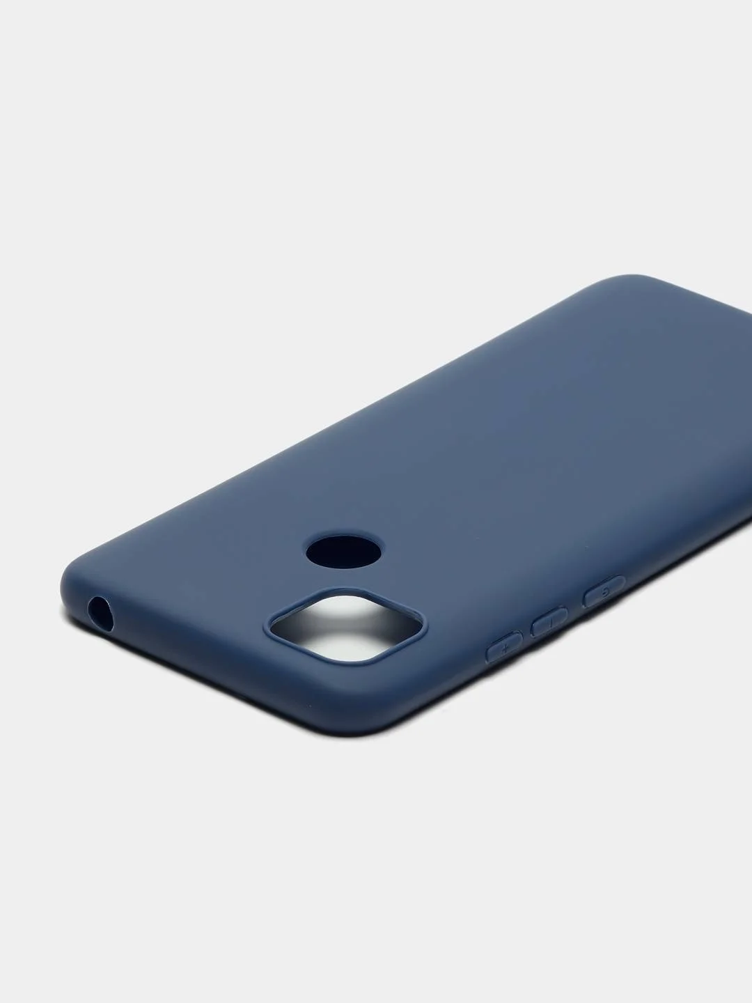 Синий чехол для Xiaomi Redmi 9C, с защитой камеры, силиконовый