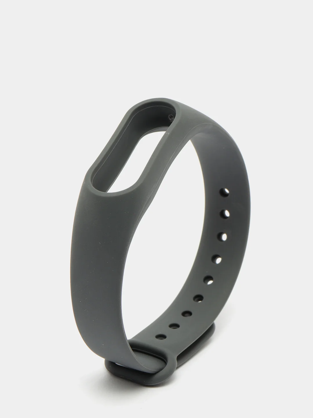 Серый силиконовый ремешок Xiaomi Mi Band 2