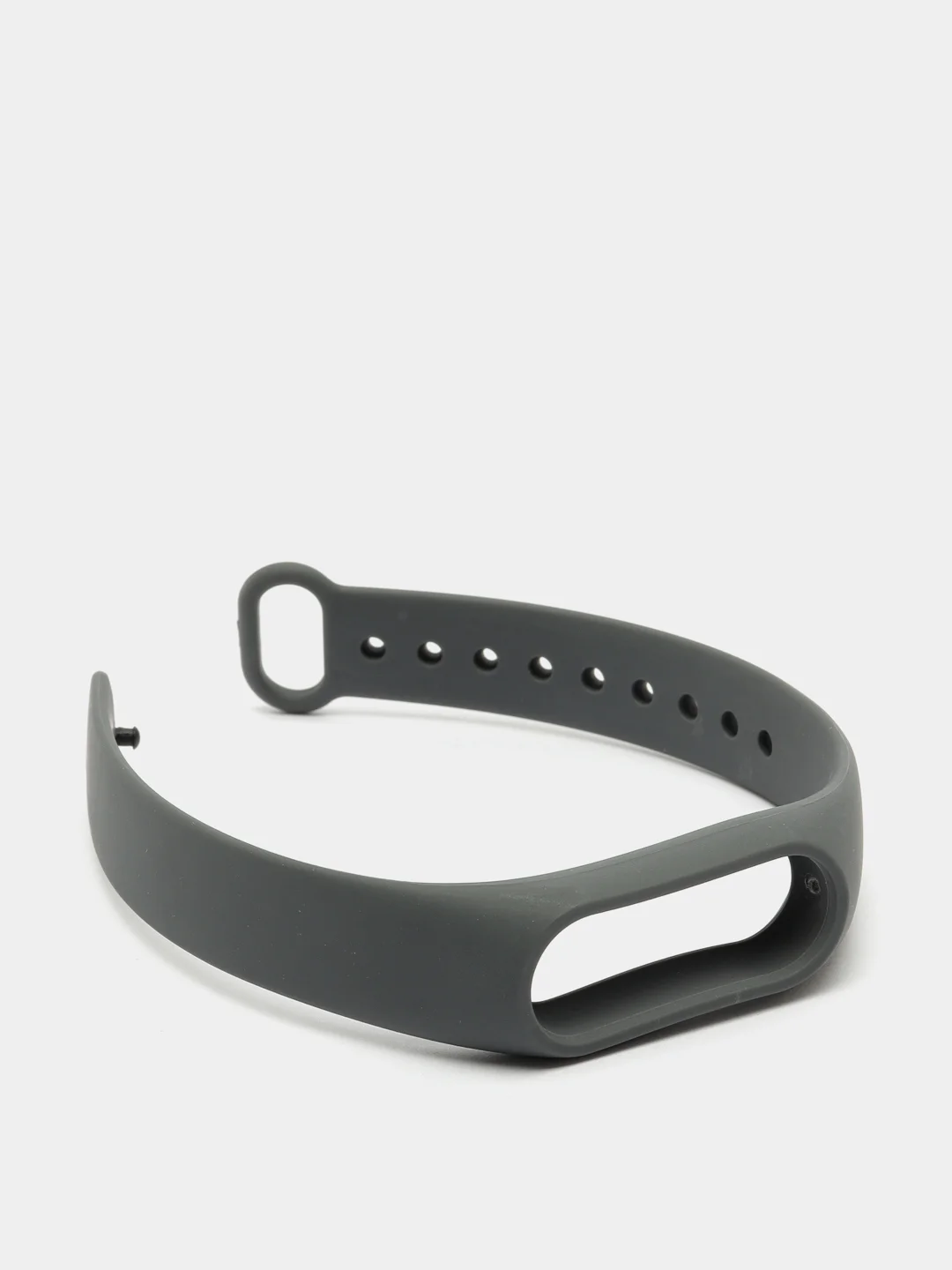 Серый силиконовый ремешок Xiaomi Mi Band 2