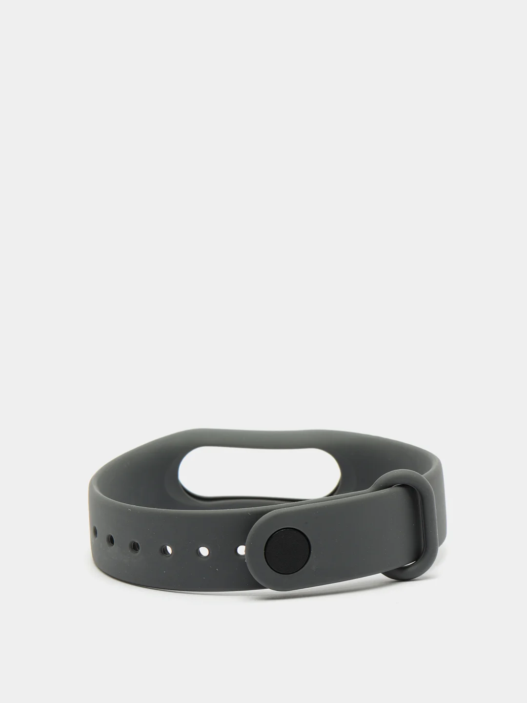 Серый силиконовый ремешок Xiaomi Mi Band 2