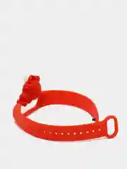 Алый силиконовый ремешок Xiaomi Mi Band 3 и Band 4 "Мультяшки"