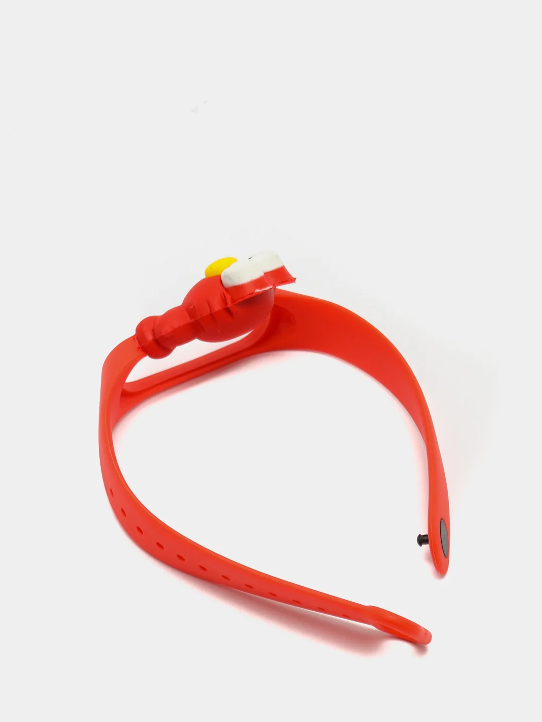 Красный силиконовый ремешок Xiaomi Mi Band 3 и Band 4 "Мультяшки"