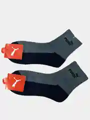 Синий меланж носки мужские, с принтом
