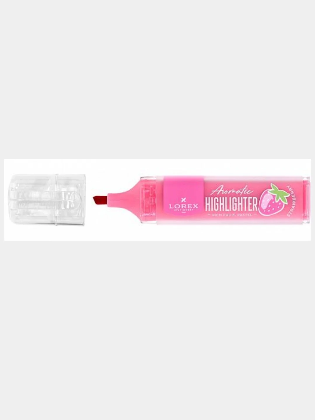 Набор текстовых маркеров ароматизированных, Lorex rich fruit Pastel, 1-3,5 мм, скошенный
