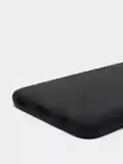 Черный силиконовый чехол Samsung Galaxy A03 (Самсунг Галакси А03) прозрачный