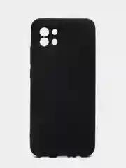 Черный силиконовый чехол Samsung Galaxy A03 (Самсунг Галакси А03) прозрачный