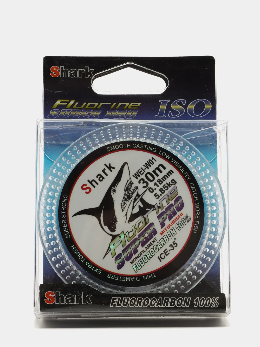 Леска зимняя Shark Fluorine Super Pro, 30 м