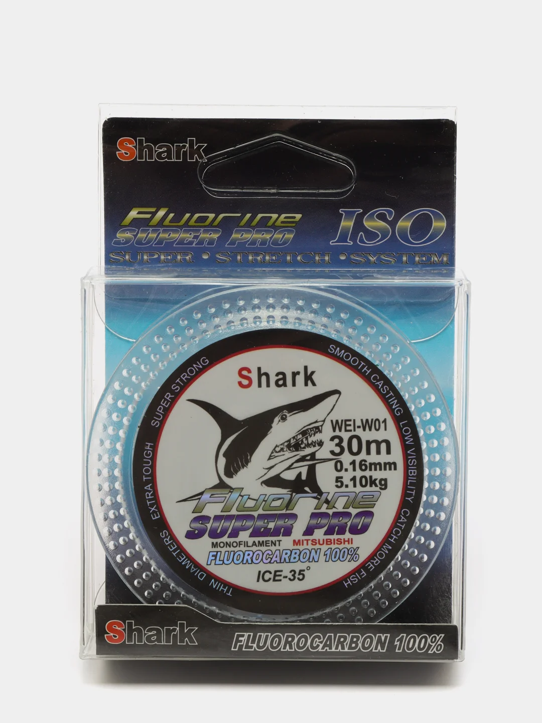Леска зимняя Shark Fluorine Super Pro, 30 м