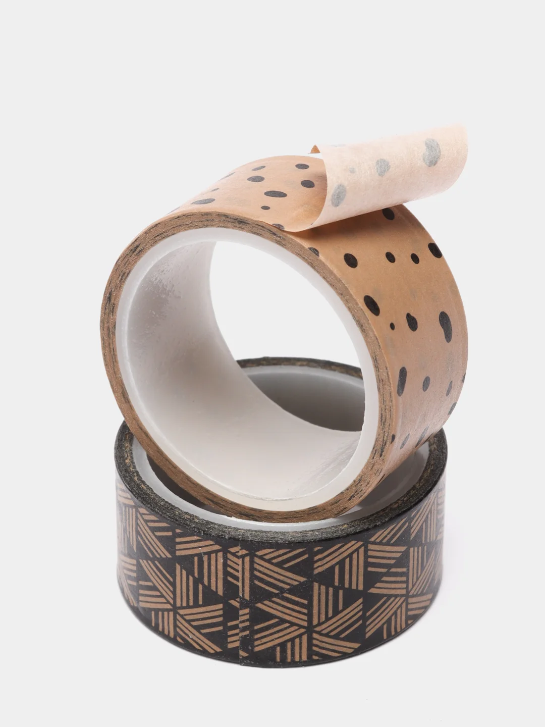 Клейкие WASHI-ленты для декора "Кофейные цвета", 15 мм х 3 м, 7 шт