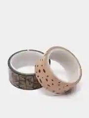 Клейкие WASHI-ленты для декора "Кофейные цвета", 15 мм х 3 м, 7 шт