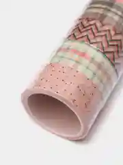 Клейкие WASHI-ленты для декора "Оттенки розового", 15 мм х 3 м, 7 шт