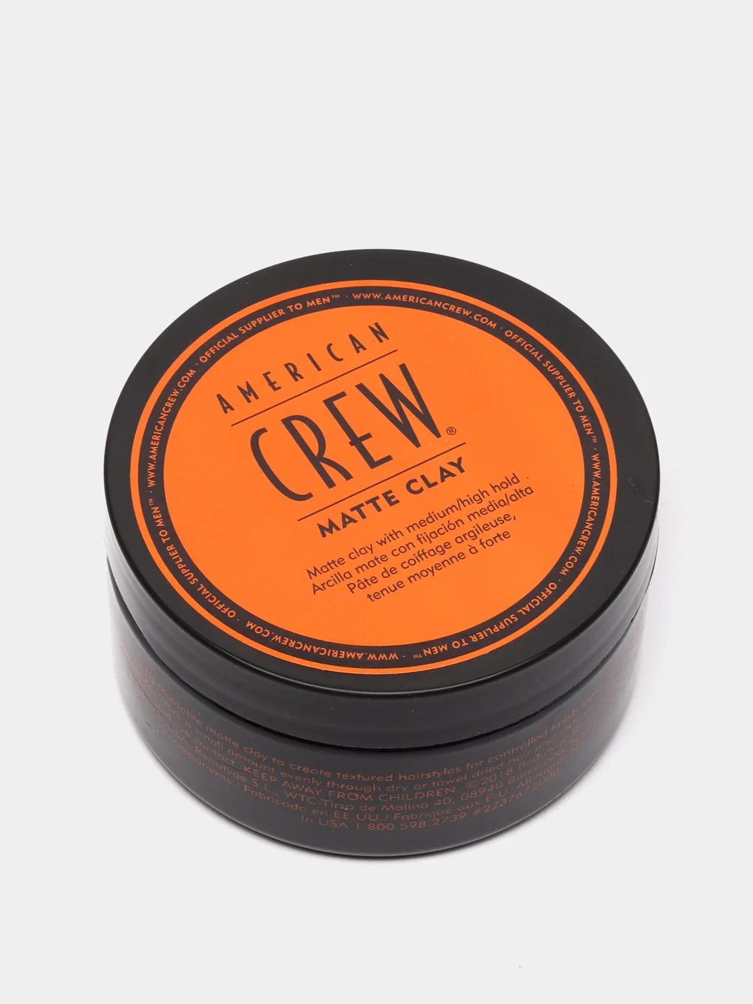 American Crew MATTE CLAY Пластичная матовая глина для укладки волос 85гр / Американ Крю