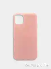 Розовый чехол блестящий для iPhone 11, накладка c блёстками Айфон 11