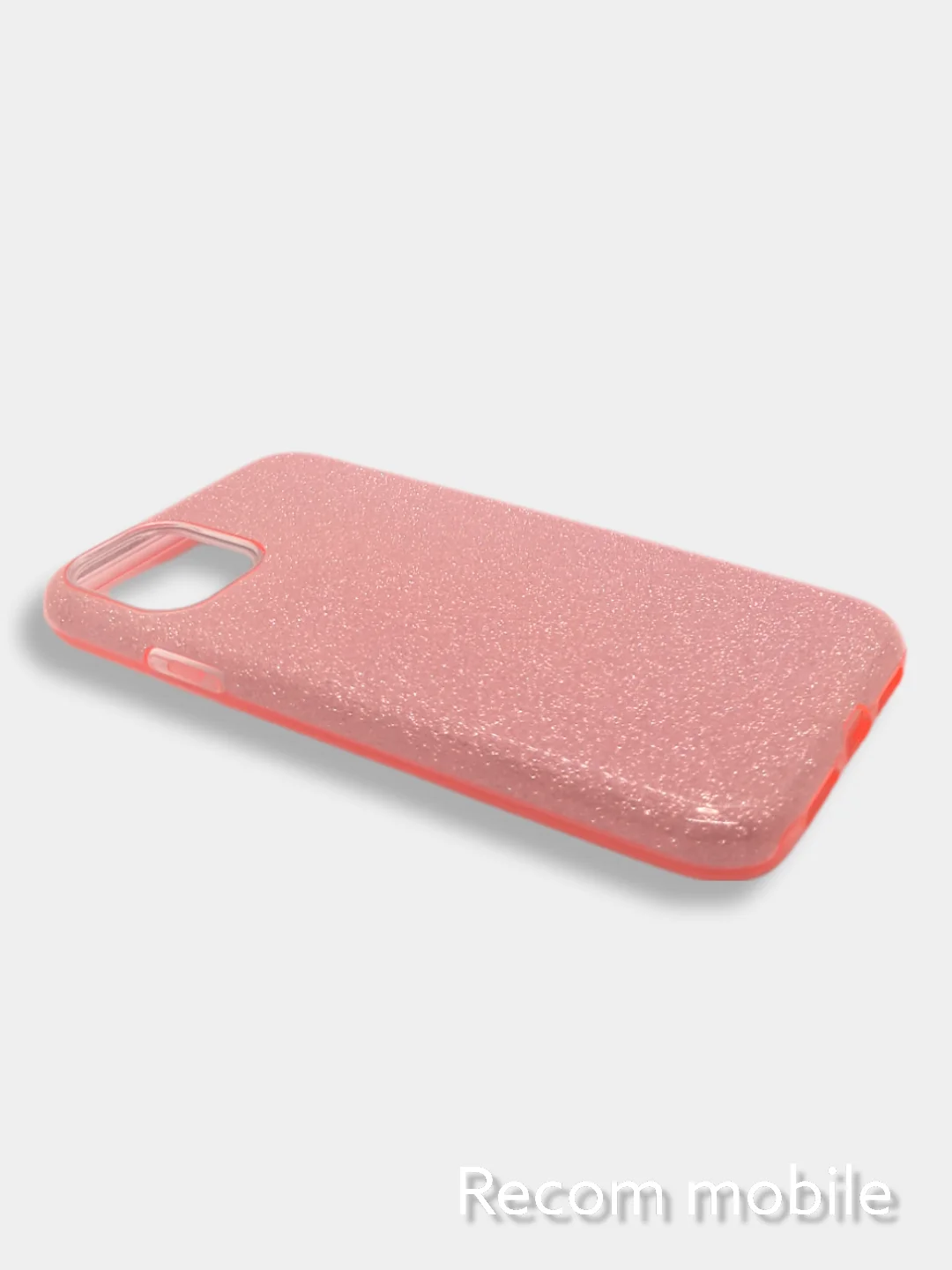 Розовый чехол блестящий для iPhone 11, накладка c блёстками Айфон 11