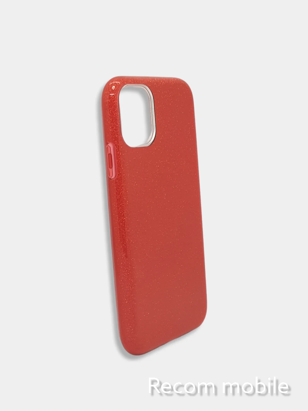 Красный чехол блестящий для iPhone 11, накладка c блёстками Айфон 11