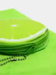 Салатовый блокнот "Фрукты" с монетницей, цвет ассорти, 14,5 х 21 см, 80 л
