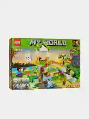 Конструктор Майнкрафт My World "Волшебный лес" с LED-подсветкой