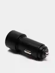 Черный автомобильное зарядное устройство, 2 USB, 3.1А, быстрая зарядка 18 Вт