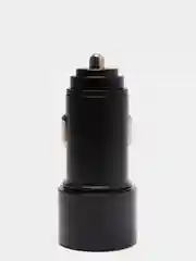 Черный автомобильное зарядное устройство, 2 USB, 3.1А, быстрая зарядка 18 Вт