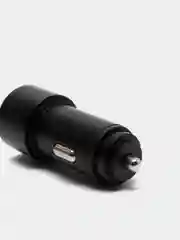 Черный автомобильное зарядное устройство, 2 USB, 3.1А, быстрая зарядка 18 Вт