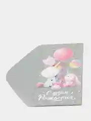 Серый конверт для денег
