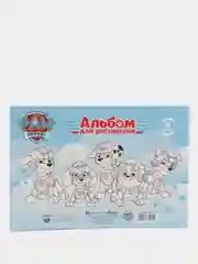 Альбом для рисования Paw Patrol, 8 листов на скрепке,  А4