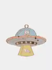Голубой подвеска Космонафт, ПИН,основа, на шею на запястье ожерелье, сеттинг, кулон, цепочка