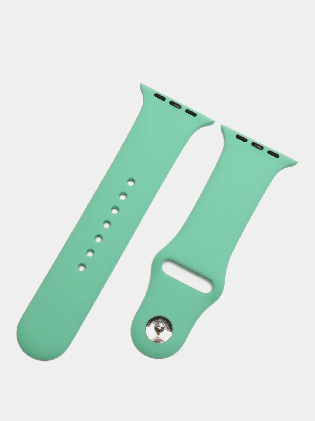 Бирюзовый спортивный силиконовый ремешок для Apple Watch 1/2/3/4/5 размер 42-44