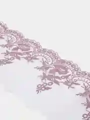 Тёмно-розовый кружево широкое на сетке, капрон