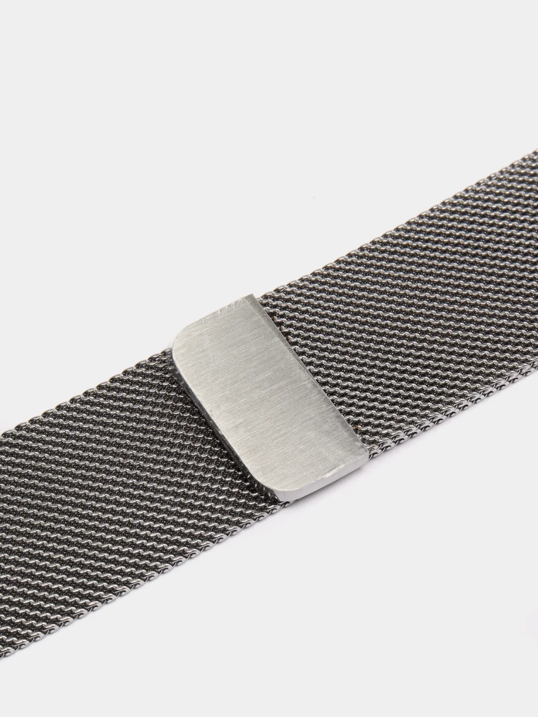 Серый металлик ремешок для смарт-часов Apple Watch Миланская петля, 42-44, металлический