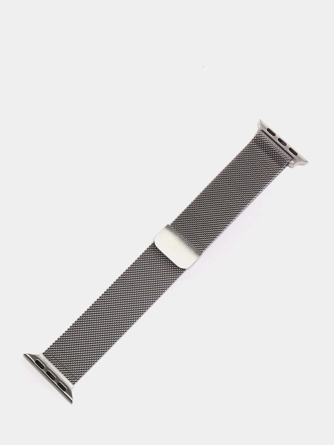 Серый металлик ремешок для смарт-часов Apple Watch Миланская петля, 42-44, металлический