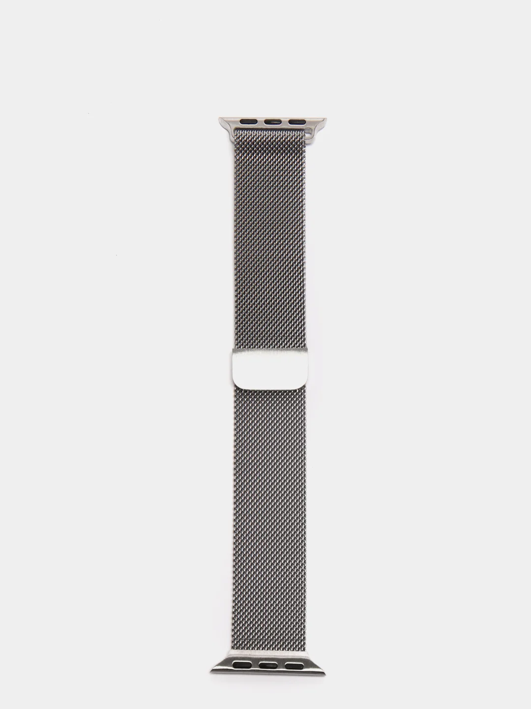 Серый металлик ремешок для смарт-часов Apple Watch Миланская петля, 42-44, металлический