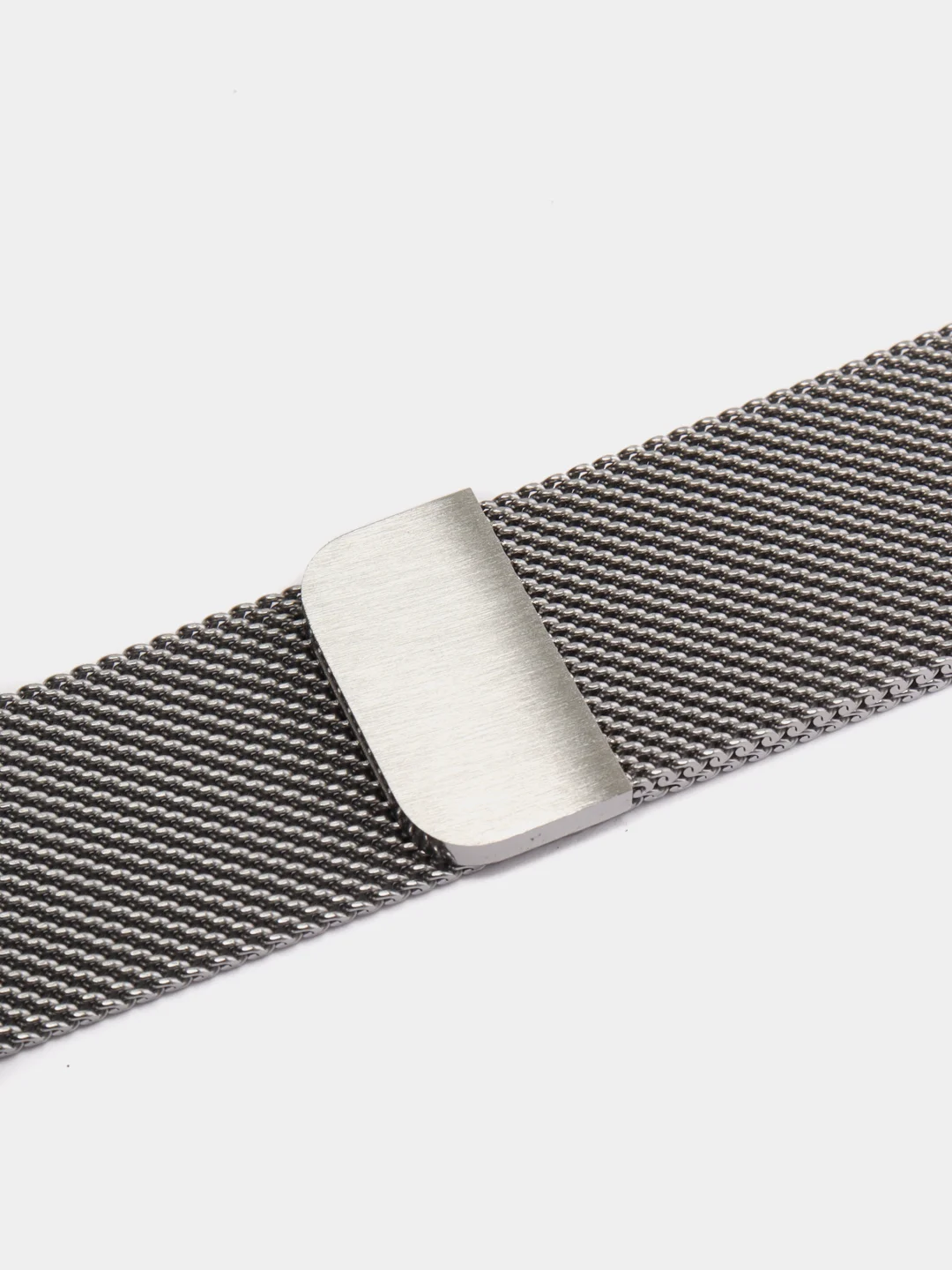 Серый металлик ремешок для смарт-часов Apple Watch Миланская петля, 42-44, металлический