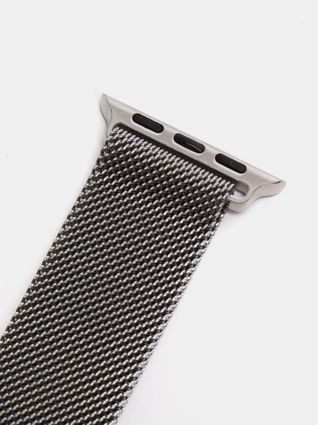 Серый металлик ремешок для смарт-часов Apple Watch Миланская петля, 42-44, металлический