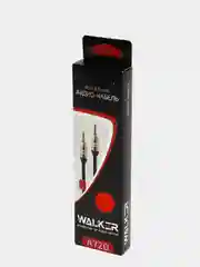 Красный аудио кабель AUX WALKER WCA - 720 в матерчатой обмотке