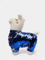 Синий мягкая игрушка Лама, 20 см