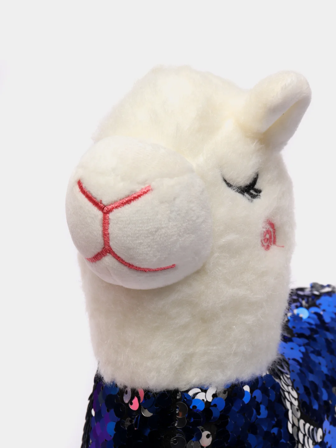 Синий мягкая игрушка Лама, 20 см