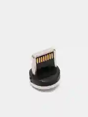 Черный магнитный USB-кабель 3 в 1 с 3-мя разъемами microusb, type C, Lightning, 3 цвета