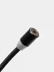 Черный магнитный USB-кабель 3 в 1 с 3-мя разъемами microusb, type C, Lightning, 3 цвета